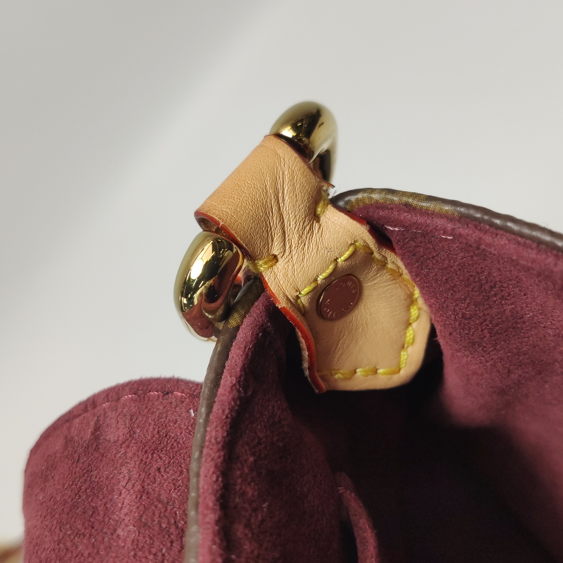 Louis Vuitton(LV) Sunset Brown Vegetable-Tanned Leather Monogram Print Crossbody/Shoulder Bag — photo 9 of 15