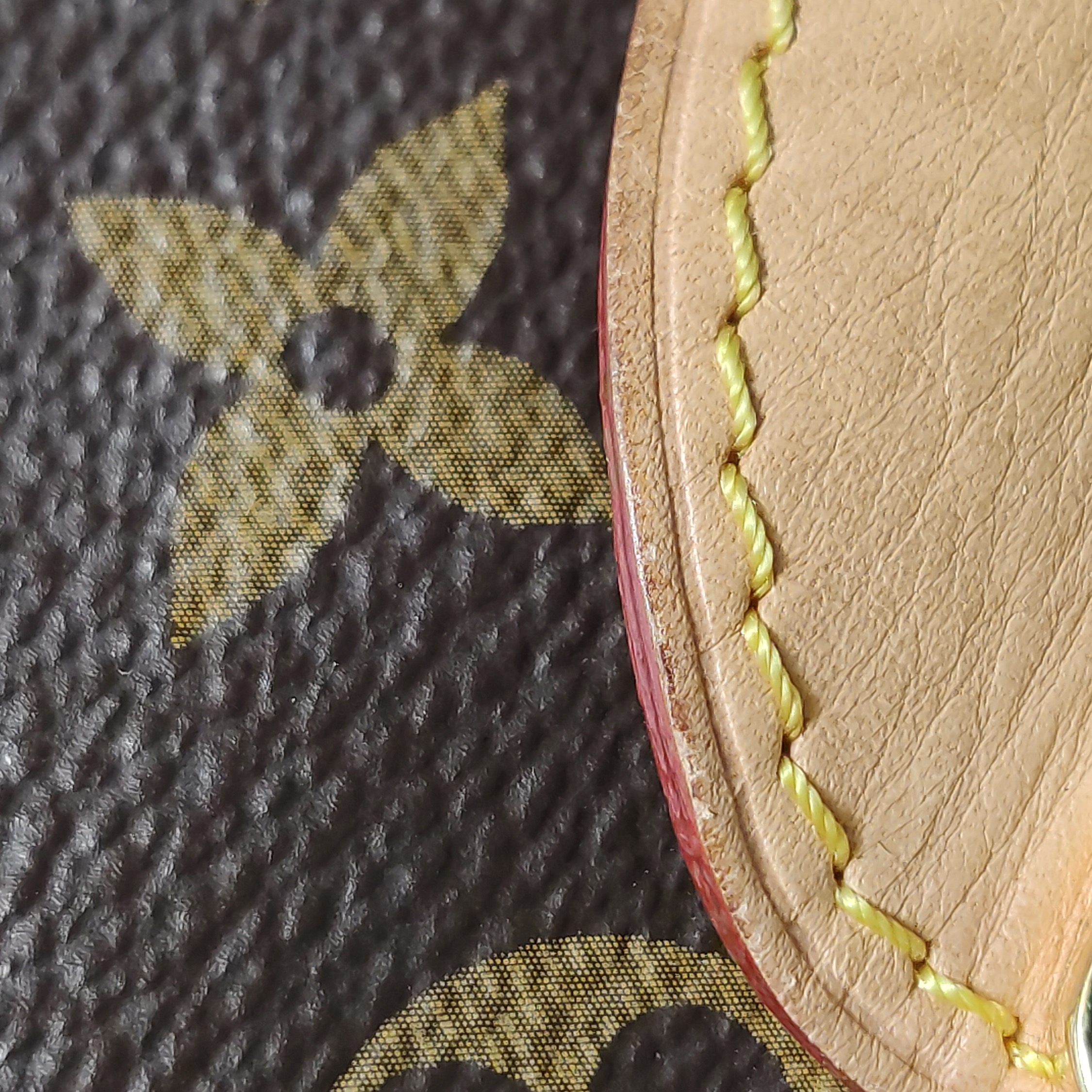 Louis Vuitton(LV) Sunset Brown Vegetable-Tanned Leather Monogram Print Crossbody/Shoulder Bag — photo 15 of 15