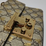 Gucci Padlock Shoulder Bag Printed GG Coated Canvas Small — thumbnail 10