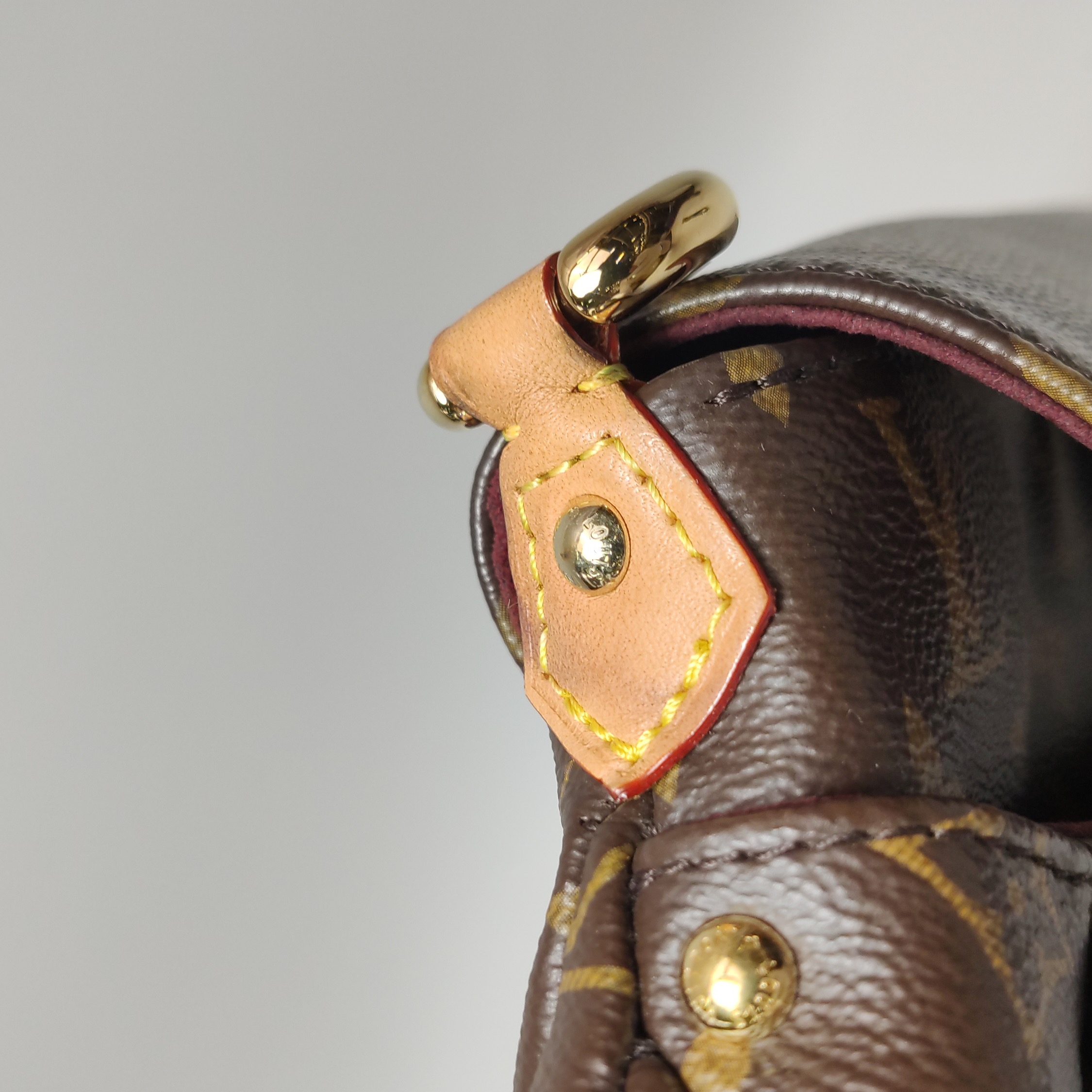 Louis Vuitton(LV) Sunset Brown Vegetable-Tanned Leather Monogram Print Crossbody/Shoulder Bag — photo 12 of 15
