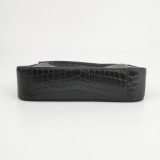 Saint Laurent(YSL) Le 5 a 7 Hobo Crocodile Embossed Leather Small — thumbnail 6