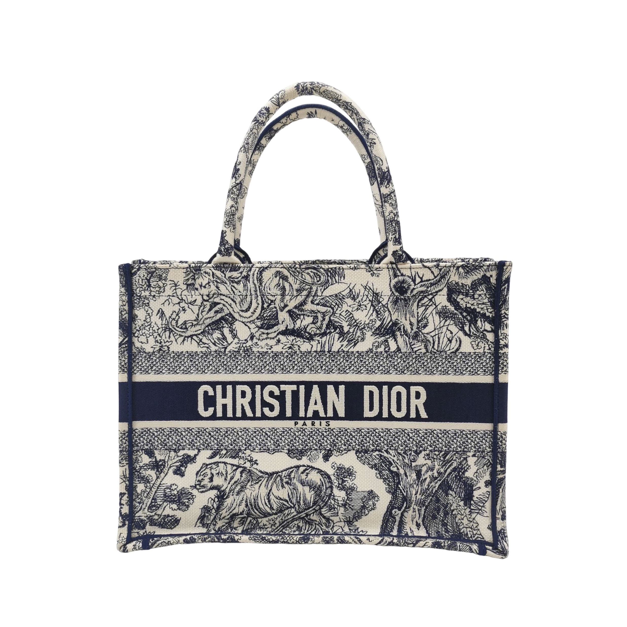 Christian Dior Book Tote Embroidered Canvas Medium — photo 1 of 13