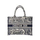 Christian Dior Book Tote Embroidered Canvas Medium — thumbnail 1