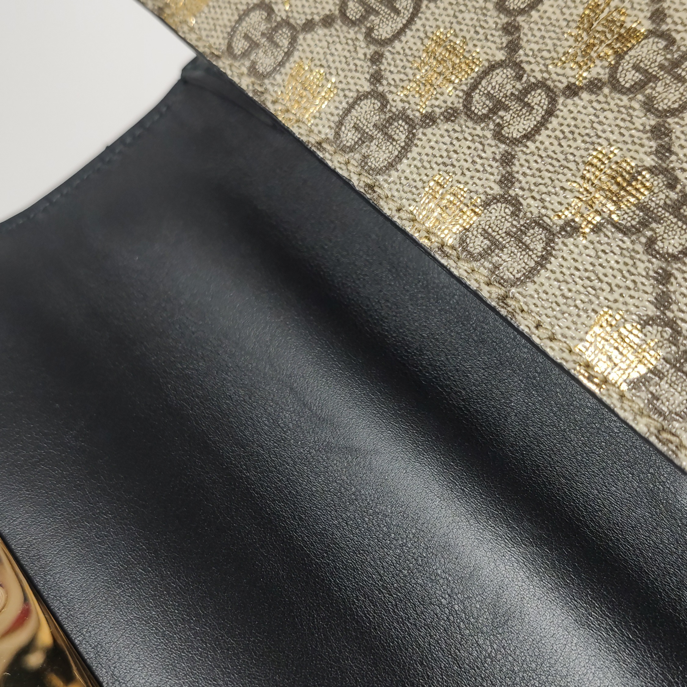 Gucci Padlock Shoulder Bag Printed GG Coated Canvas Small — photo 22 of 23