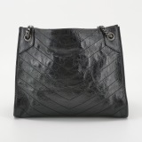 Saint Laurent Niki Shopping Tote Bag Leather black — thumbnail 5