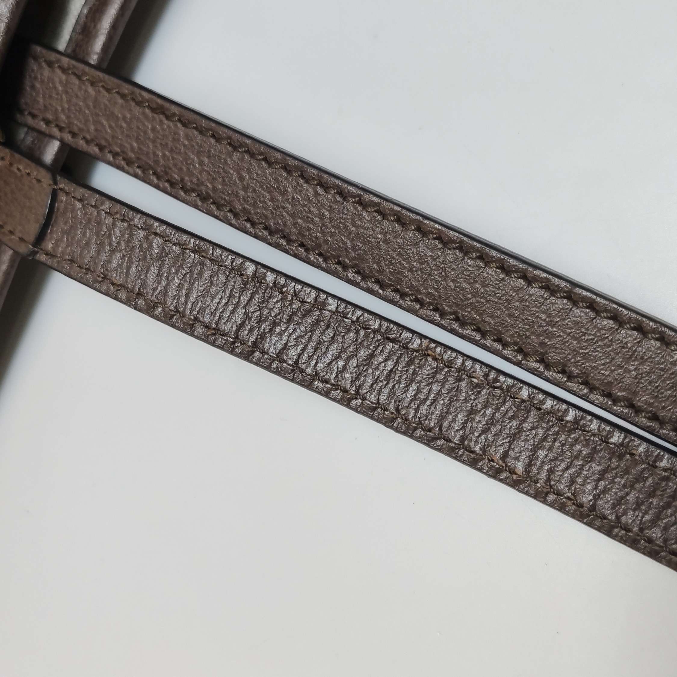Gucci Ophidia Top Handle Shopping Tote GG Coated Canvas and Leather Medium — photo 11 of 11