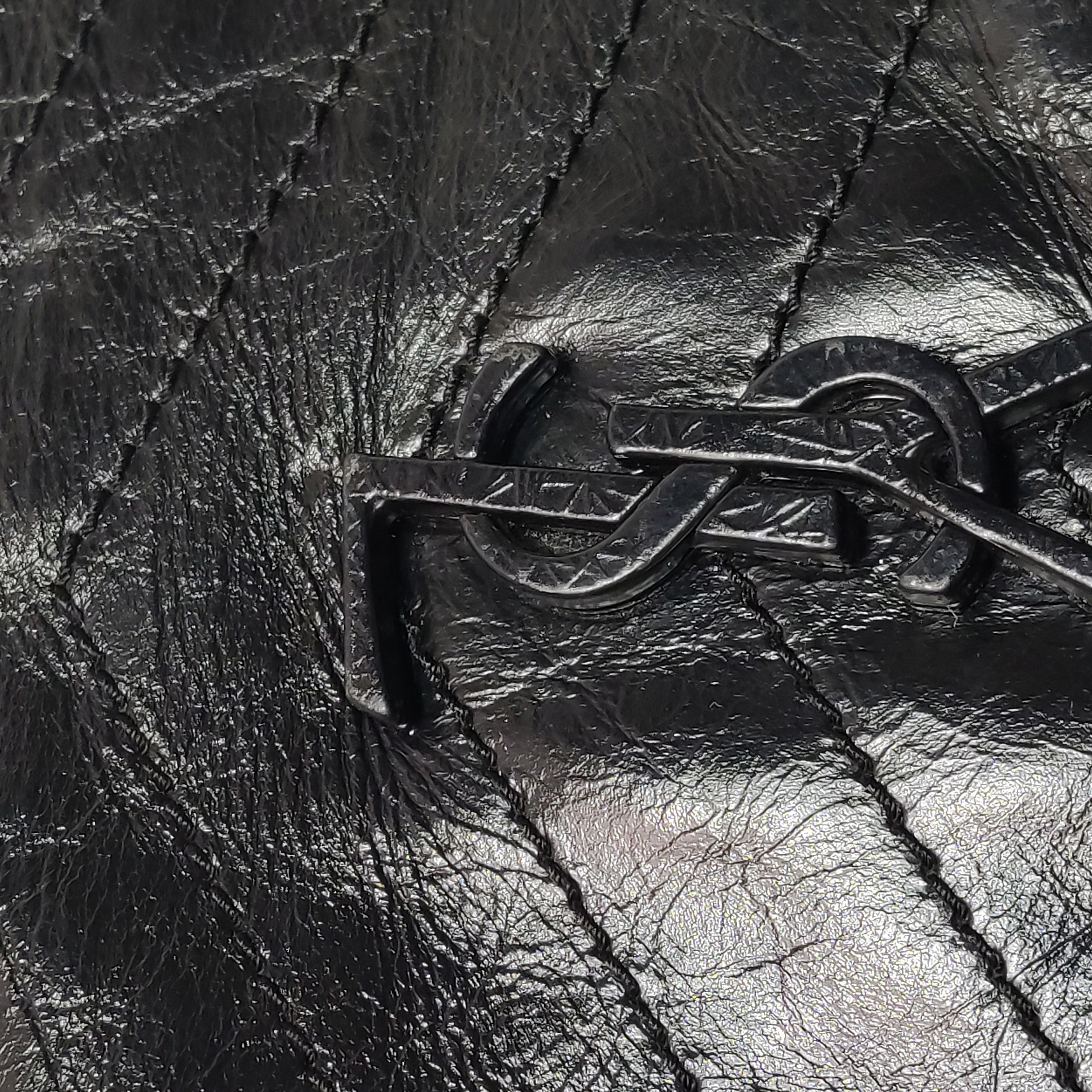 Saint Laurent Niki Shopping Tote Bag Leather black