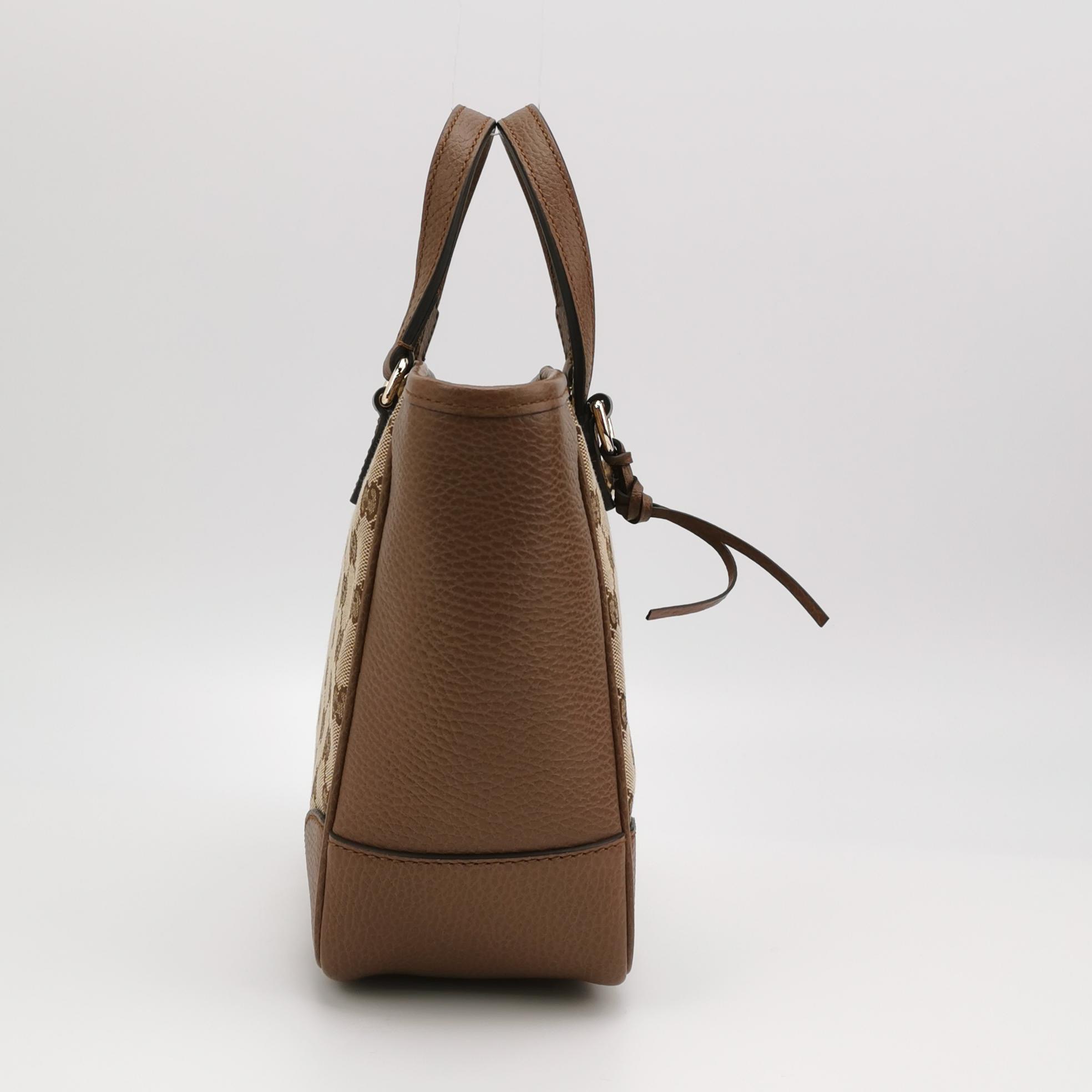 Gucci Bree Convertible Tote GG Canvas with Leather Small — photo 4 of 11