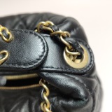 CHANEL CC GHW 19 Hobo Bag 2 Way Shoulder Bag Lambskin Leather Black — thumbnail 10