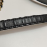 CHANEL CC GHW 19 Hobo Bag 2 Way Shoulder Bag Lambskin Leather Black — thumbnail 15