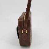 Gucci Horsebit 1955 Flap Pocket Camera Bag GG Coated Canvas and Leather Small — thumbnail 3