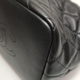 CHANEL CC GHW 19 Hobo Bag 2 Way Shoulder Bag Lambskin Leather Black — thumbnail 12
