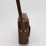 Gucci Horsebit 1955 Flap Pocket Camera Bag GG Coated Canvas and Leather Small — thumbnail 4