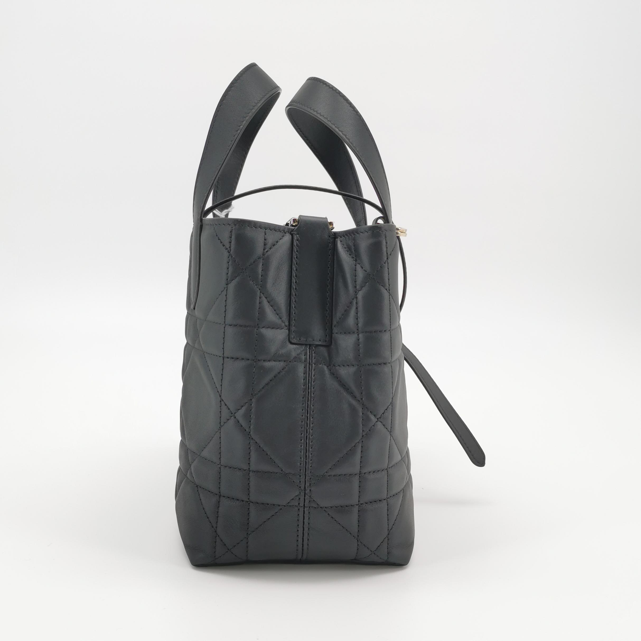 Christian Dior Toujours Tote Bag Macrocannage Quilt Calfskin Small — photo 3 of 14