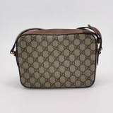 Gucci Horsebit 1955 Flap Pocket Camera Bag GG Coated Canvas and Leather Small — thumbnail 5