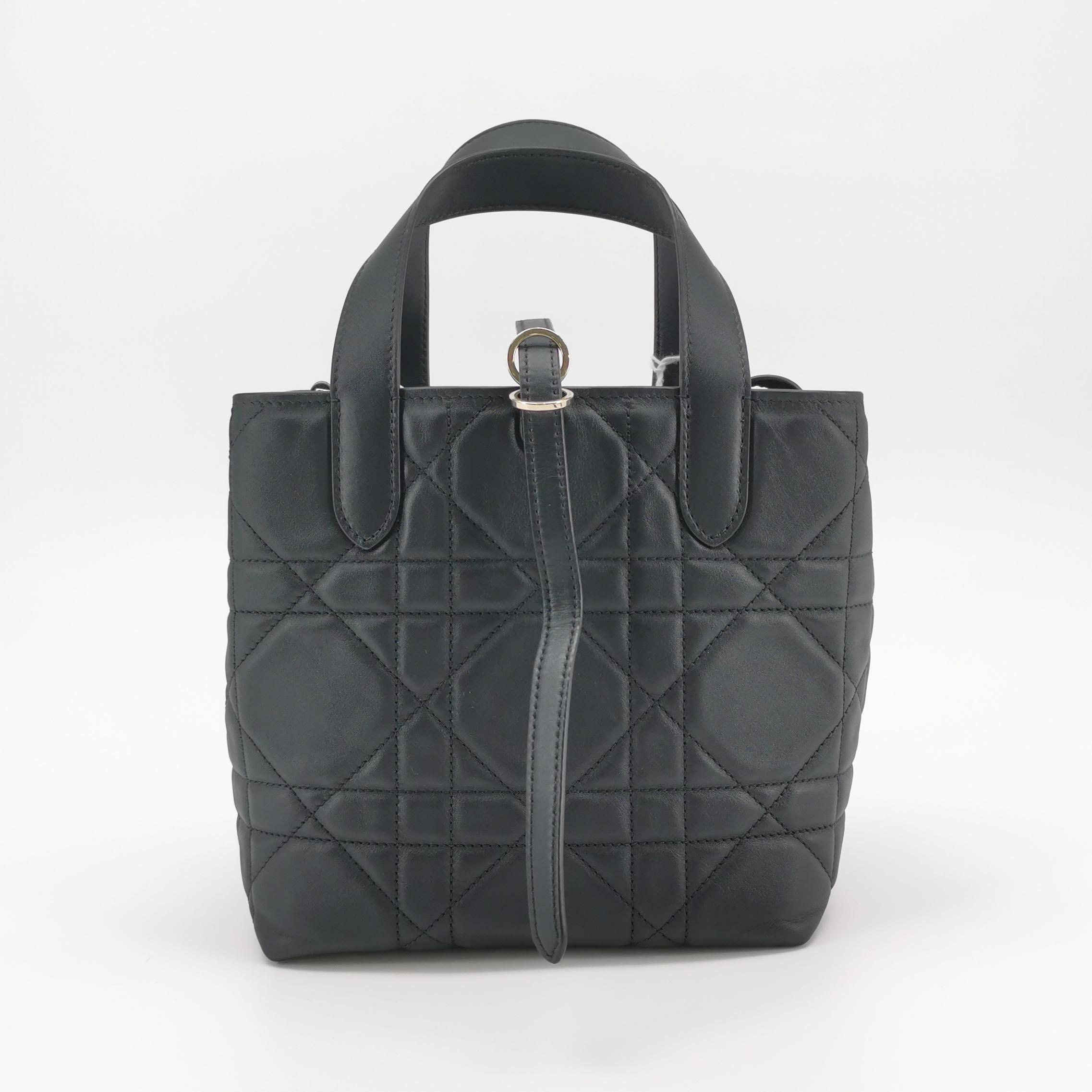 Christian Dior Toujours Tote Bag Macrocannage Quilt Calfskin Small — photo 5 of 14
