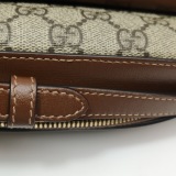 Gucci Horsebit 1955 Flap Pocket Camera Bag GG Coated Canvas and Leather Small — thumbnail 20