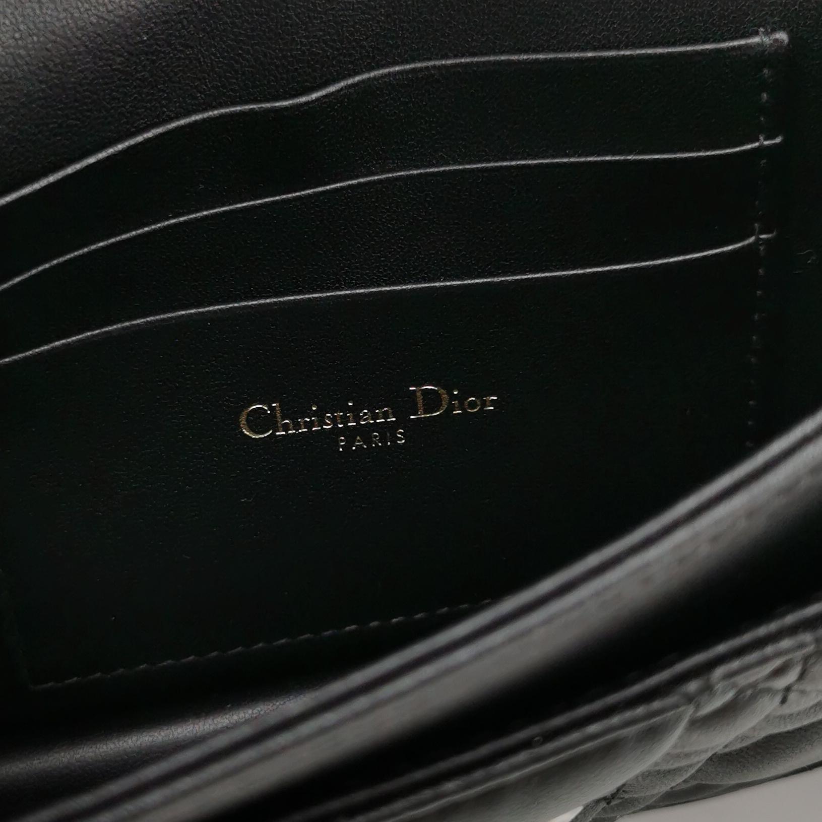 Dior My Dior Top Handle Flap Bag Cannage Quilt Lambskin Mini — photo 7 of 13
