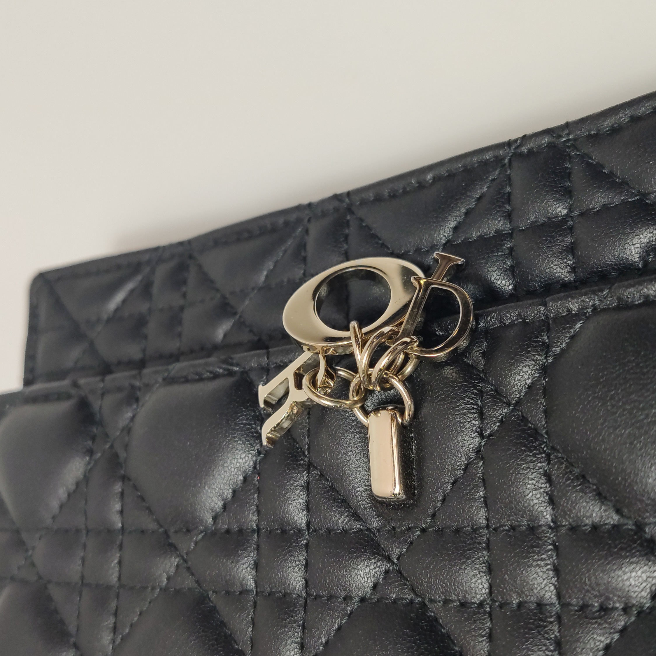 Dior My Dior Top Handle Flap Bag Cannage Quilt Lambskin Mini — photo 10 of 13