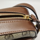 Gucci Horsebit 1955 Flap Pocket Camera Bag GG Coated Canvas and Leather Small — thumbnail 21