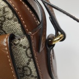 Gucci Horsebit 1955 Flap Pocket Camera Bag GG Coated Canvas and Leather Small — thumbnail 18