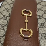Gucci Horsebit 1955 Flap Pocket Camera Bag GG Coated Canvas and Leather Small — thumbnail 11