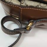 Gucci Horsebit 1955 Flap Pocket Camera Bag GG Coated Canvas and Leather Small — thumbnail 13