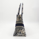 Christian Dior Book Tote Embroidered Canvas Medium — thumbnail 4