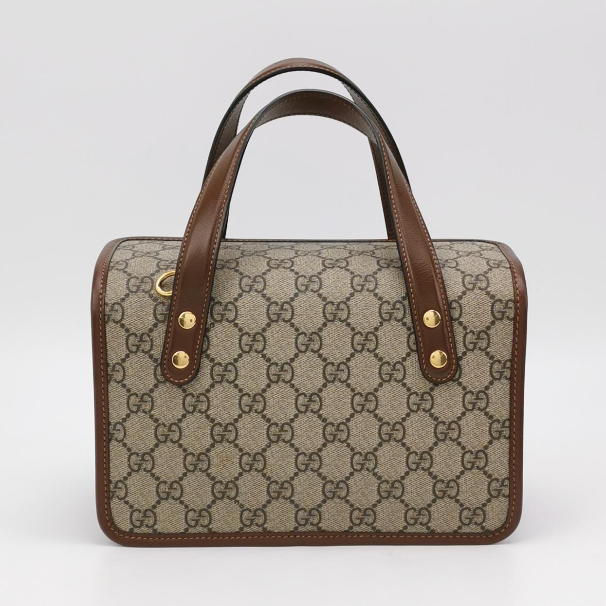Gucci Horsebit 1955 Boston Bag GG Coated Canvas Small — photo 5 of 15