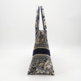Christian Dior Book Tote Embroidered Canvas Medium — thumbnail 3