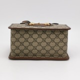 Gucci Horsebit 1955 Boston Bag GG Coated Canvas Small — thumbnail 6