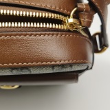Gucci Horsebit 1955 Flap Pocket Camera Bag GG Coated Canvas and Leather Small — thumbnail 12