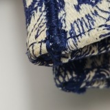 Christian Dior Book Tote Embroidered Canvas Medium — thumbnail 11