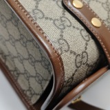 Gucci Horsebit 1955 Boston Bag GG Coated Canvas Small — thumbnail 9