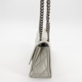 Balenciaga Crush Chain Flap Bag Quilted Crushed Calfskin Small — thumbnail 4