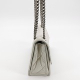 Balenciaga Crush Chain Flap Bag Quilted Crushed Calfskin Small — thumbnail 3
