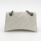 Balenciaga Crush Chain Flap Bag Quilted Crushed Calfskin Small — thumbnail 5