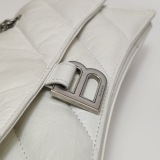 Balenciaga Crush Chain Flap Bag Quilted Crushed Calfskin Small — thumbnail 11
