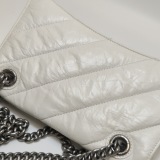 Balenciaga Crush Chain Flap Bag Quilted Crushed Calfskin Small — thumbnail 13