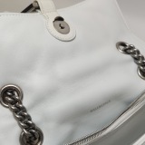 Balenciaga Crush Chain Flap Bag Quilted Crushed Calfskin Small — thumbnail 12