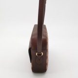 Gucci Horsebit 1955 Flap Pocket Camera Bag GG Coated Canvas and Leather Small — thumbnail 4