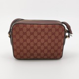 Gucci Horsebit 1955 Flap Pocket Camera Bag GG Coated Canvas and Leather Small — thumbnail 5