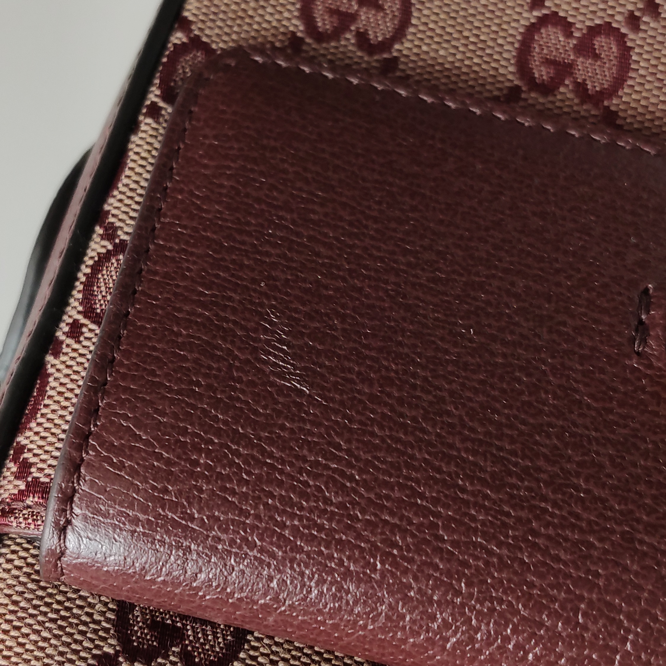Gucci Horsebit 1955 Flap Pocket Camera Bag GG Coated Canvas and Leather Small — photo 10 of 13