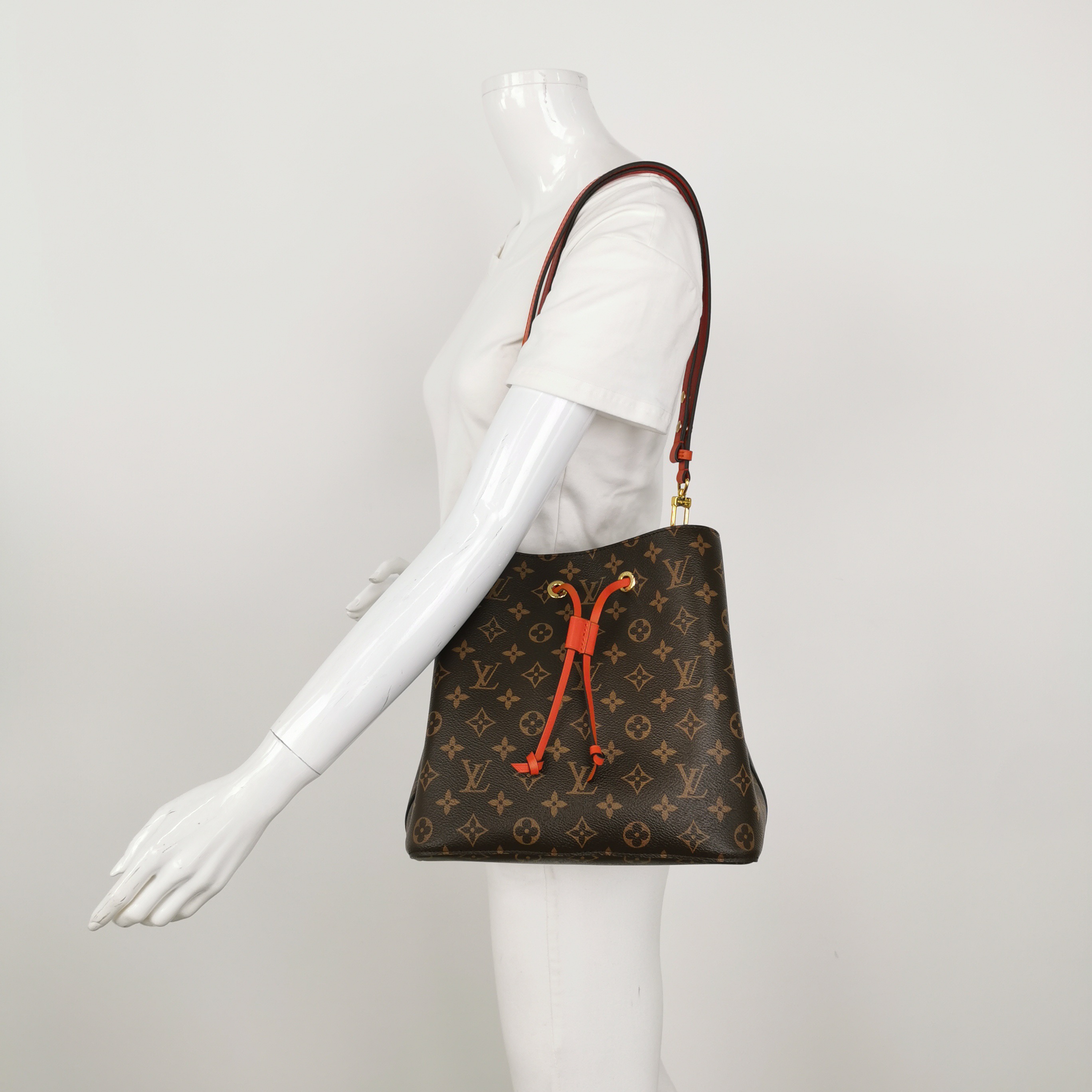 Louis Vuitton(LV) NeoNoe Handbag Monogram Canvas with Leather MM — alternate view