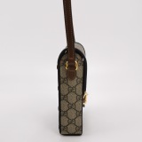 Gucci Horsebit 1955 Crossbody Bag GG Coated Canvas with Leather Mini — thumbnail 4