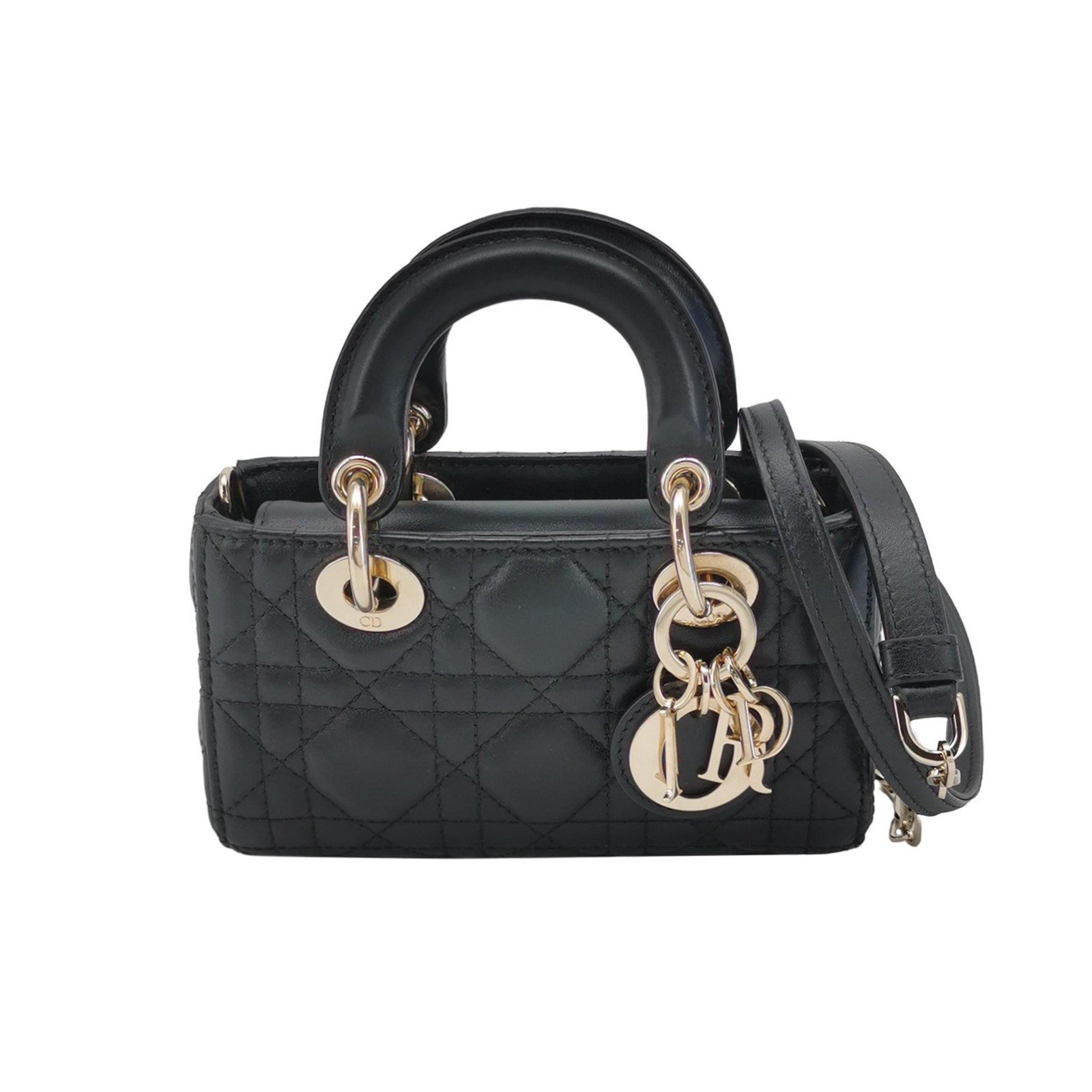 Dior Lady D-Joy Bag Cannage Quilt Lambskin Micro — photo 1 of 17