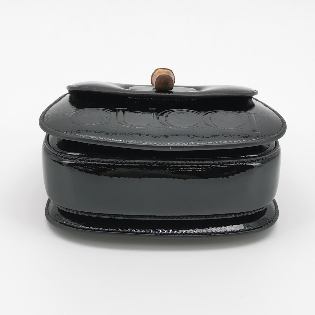 Gucci Classic Bamboo Top Handle Bag Leather Mini — photo 6 of 14