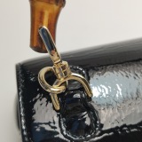 Gucci Classic Bamboo Top Handle Bag Leather Mini — thumbnail 11