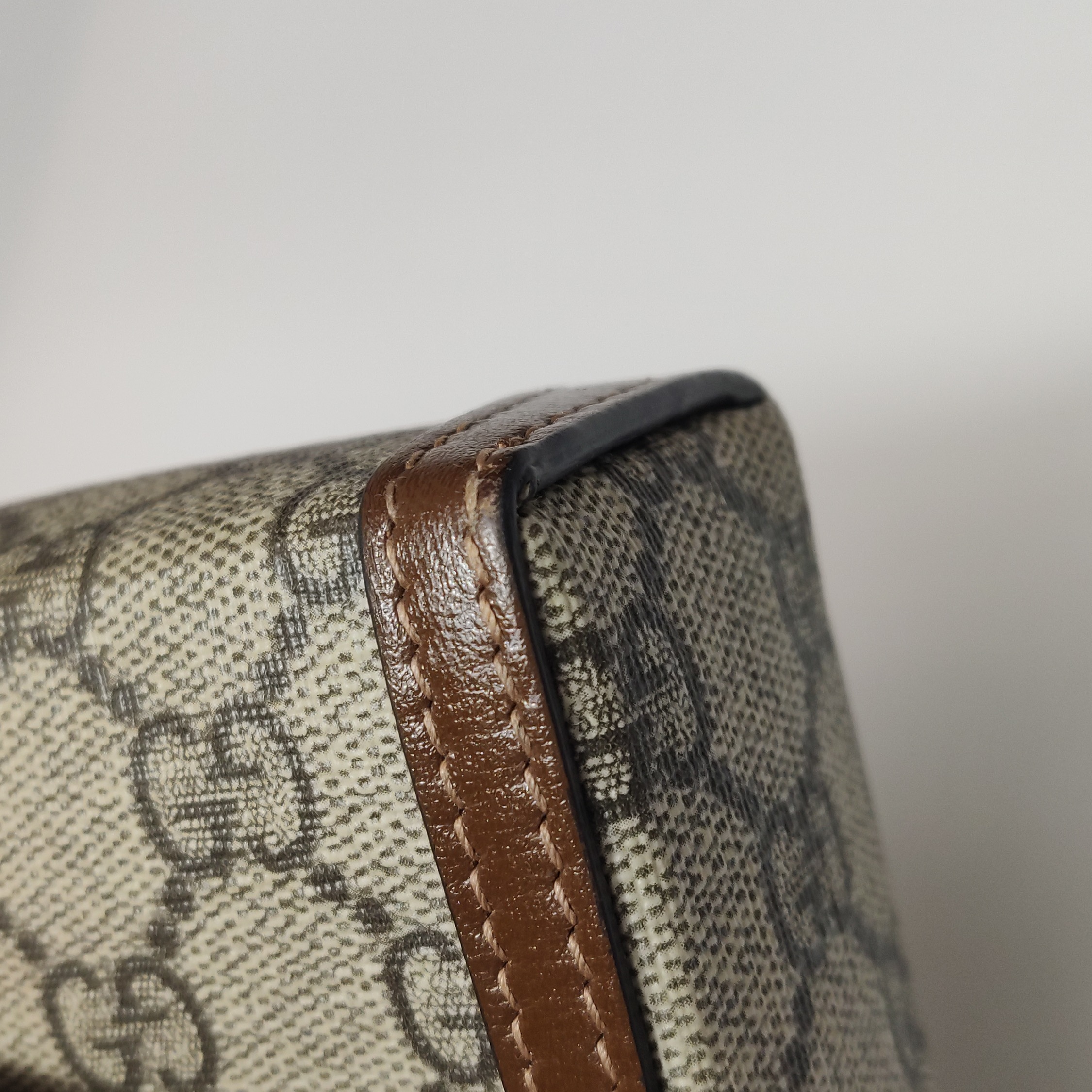 Gucci Horsebit 1955 Crossbody Bag GG Coated Canvas with Leather Mini — photo 12 of 14