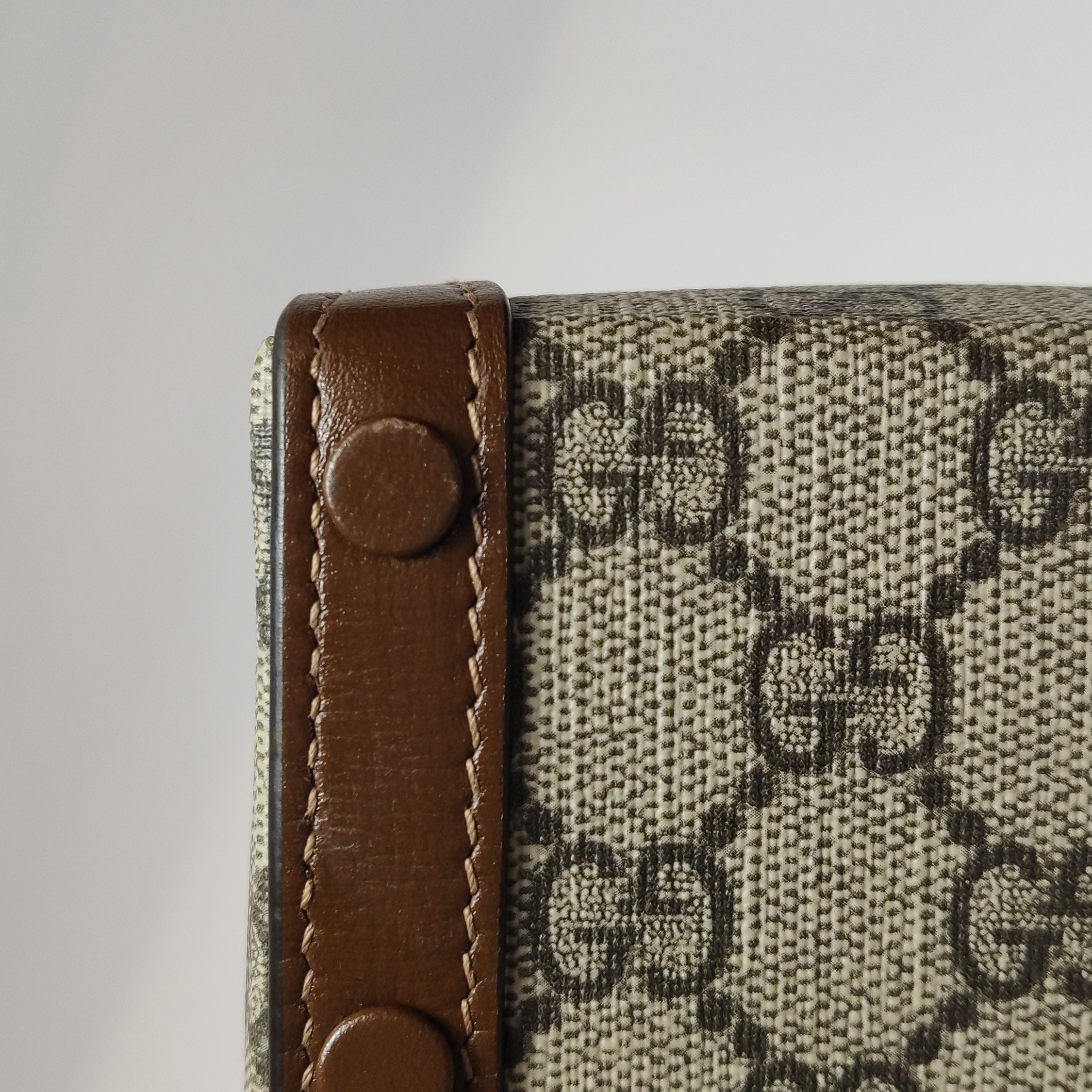 Gucci Horsebit 1955 Crossbody Bag GG Coated Canvas with Leather Mini — photo 11 of 14